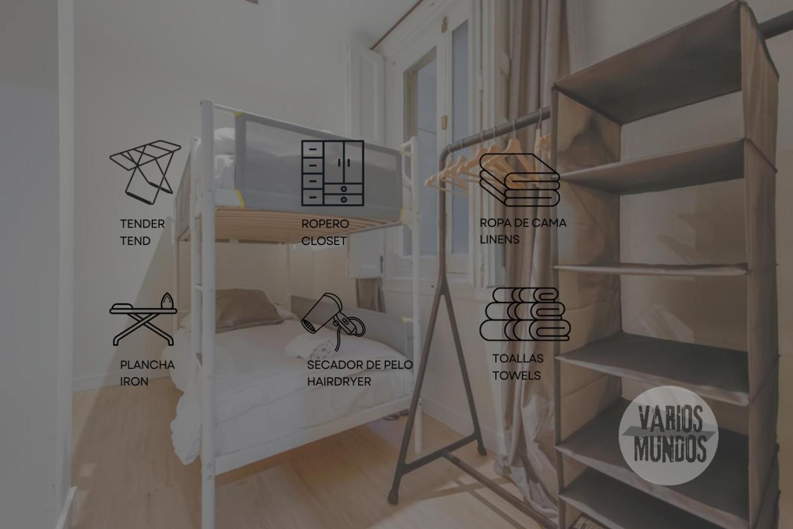 Cozy&New Apartment Para 6Pax En La Plaza De Tirso - Madrid E1 エクステリア 写真
