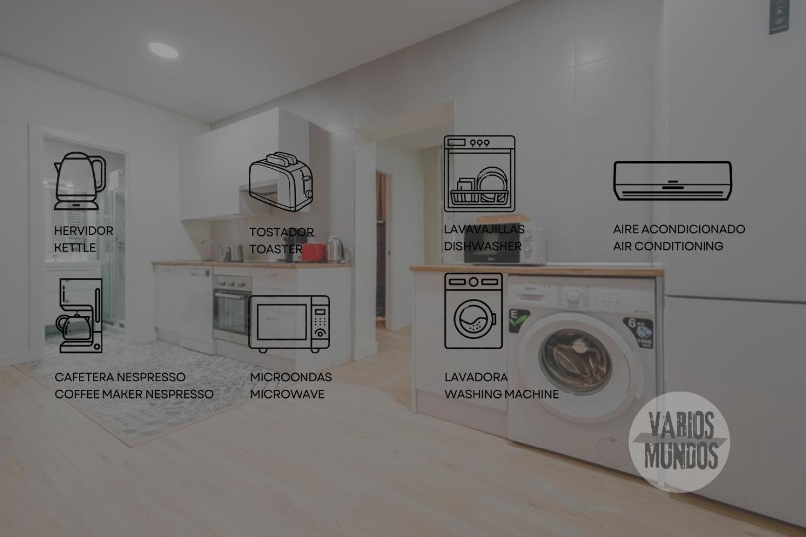 Cozy&New Apartment Para 6Pax En La Plaza De Tirso - Madrid E1 エクステリア 写真
